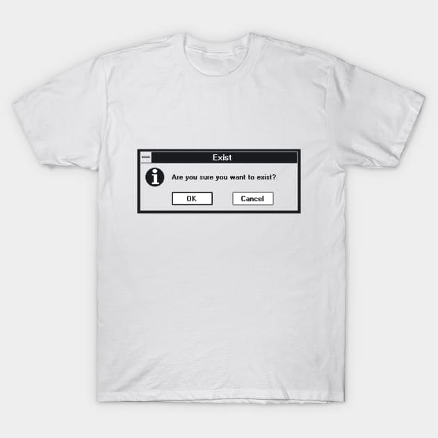 Basic Existentialism I T-Shirt by Grandeduc